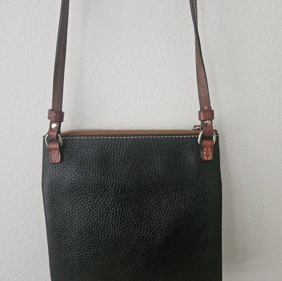 Dooney & Bourke Pebble Grain Leather Crossbody Bag | Adjustable Strap - Picture 3 of 10